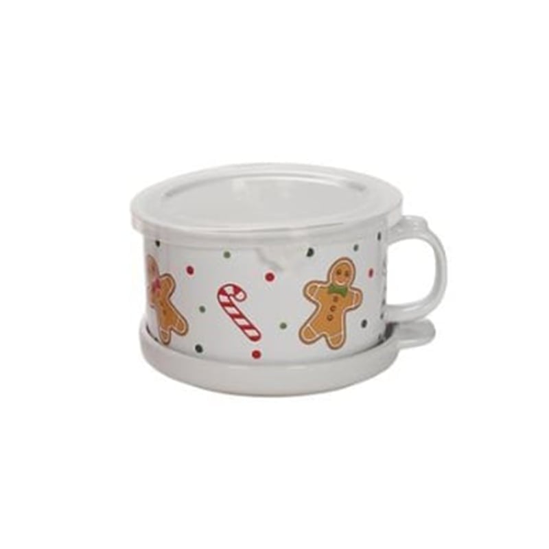 🎅Christmas Sale🎅25-oz Mug Meals w/ Lid-its