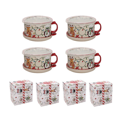 🎅Christmas Sale🎅25-oz Mug Meals w/ Lid-its