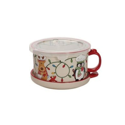 🎅Christmas Sale🎅25-oz Mug Meals w/ Lid-its