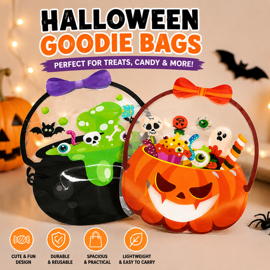 🔥Last Day 50% OFF - 🎃Halloween Plastic Goodie Bags