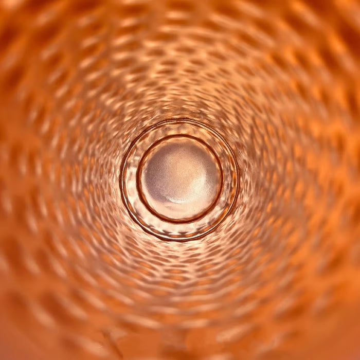 🔥100 % Copper✨ Handmade Polished Pure Copper Ayurvedic Water Bottle (Free Cup Brush)