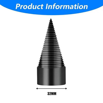 🔥Last Day Sale 49% -Heavy-Duty Spiral Firewood Splitter Drill Bit Set
