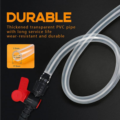 Multifunction Liquid Sucker Pump High Flow Manual Fuel Pump 13.12 Ft Hose