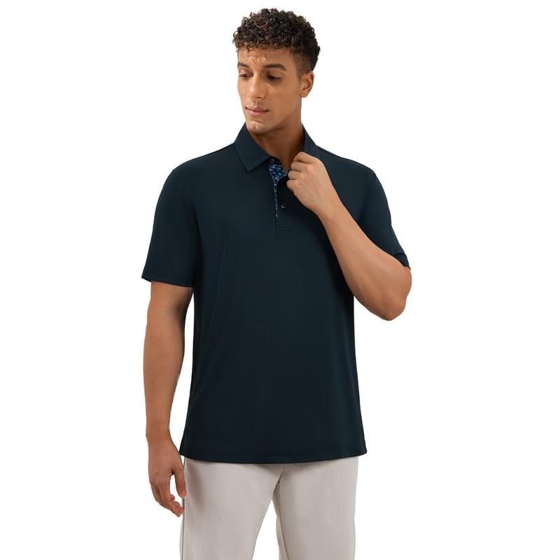 ⚡Hot Sales 49% OFF🔥3-Pack Men's Polo Shirts – Soft-Touch Short Sleeve Smart Casual Top for Work, Travel & Summer Wear