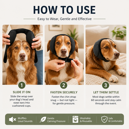 Noise Cancelling Dog Ear Wrap