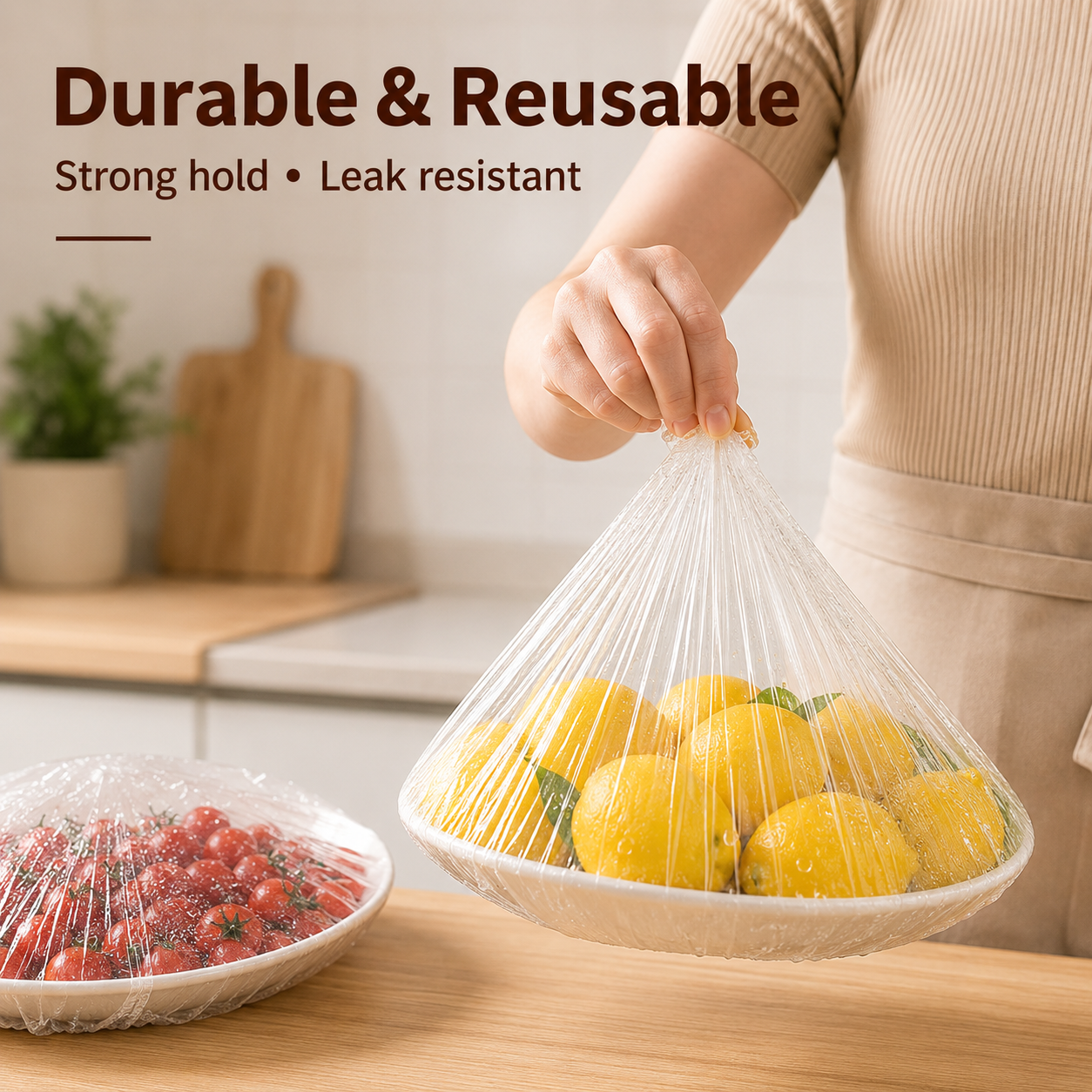 ⏳LAST DAY SALE only $0.03 each!🔥Disposable Stretch Food Covers for Bowls & Plates