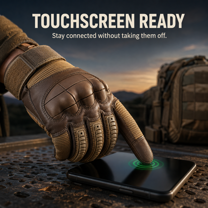 Heavy-Duty Tactical Gloves | Anti-Cut & Impact-Resistant Gear 🛠️⚡