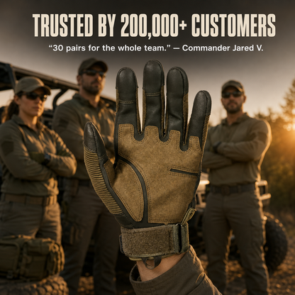 Heavy-Duty Tactical Gloves | Anti-Cut & Impact-Resistant Gear 🛠️⚡