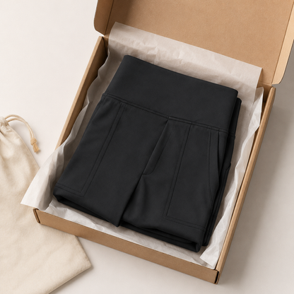 Women's High-Waisted Athletic Bermuda Shorts with Pockets – Running, Yoga, Summer Casual Activewear
