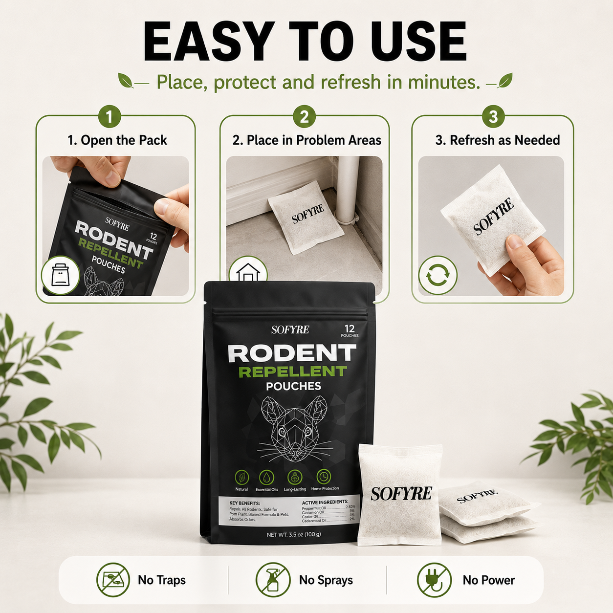 ⚡Hot Sales 49% OFF🔥Rodent Repellent Pouches