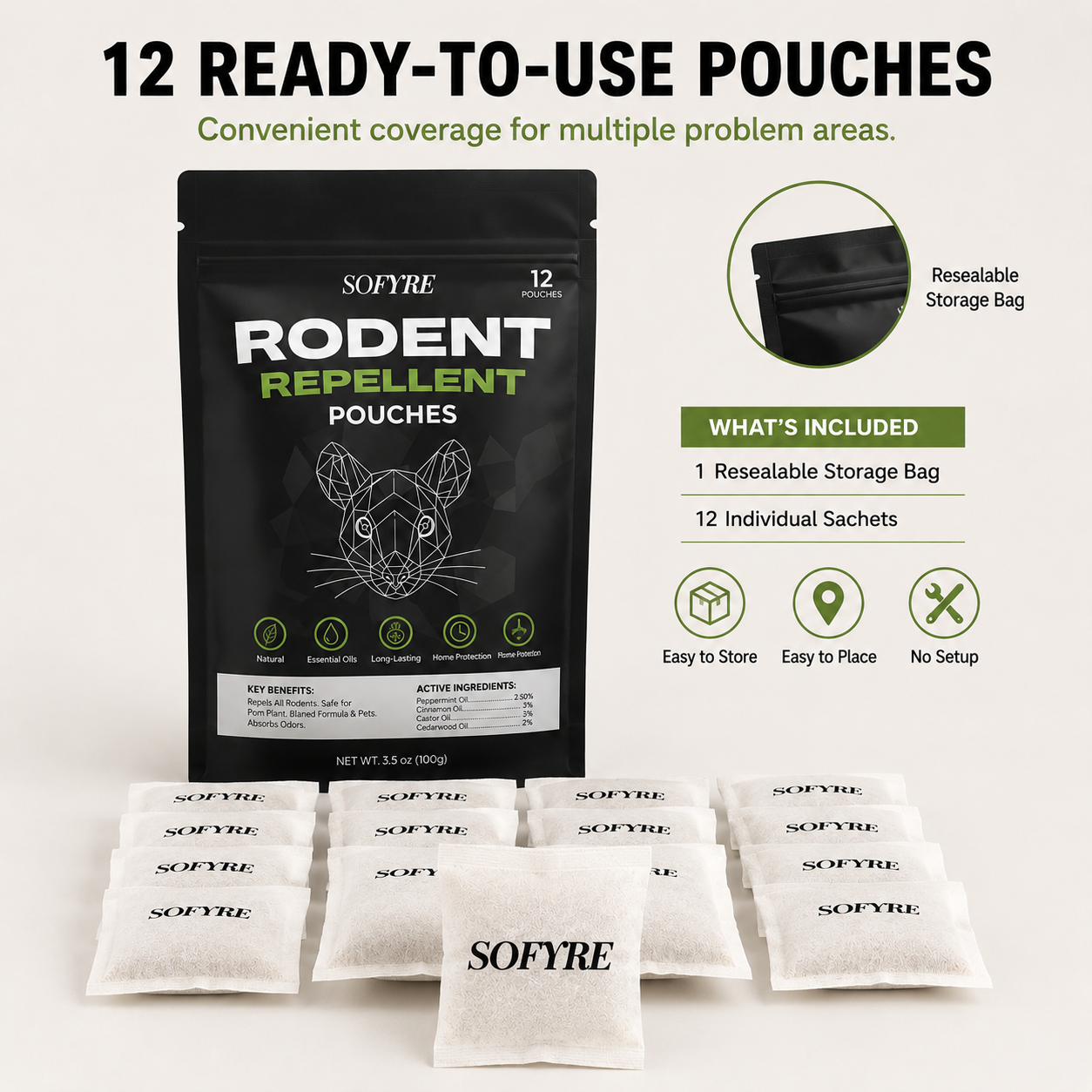 ⚡Hot Sales 49% OFF🔥Rodent Repellent Pouches