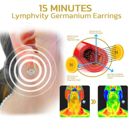 (🔥LAST DAY SALE - 66% OFF) Seranella™ Lymphvity MagneTherapy Germanium Earrings – Revitalize Your Well-being! 💎