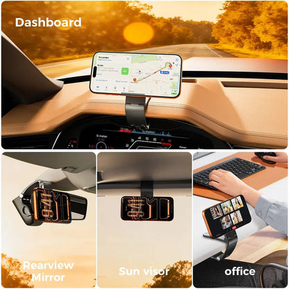 🔥LAST DAY 49% OFF🧲Magnetic Car Phone Mount 📱Dashboard Clip Holder for Magnetic Smartphones