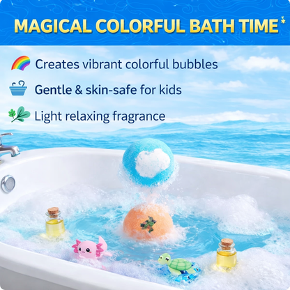 🛁🐣Bath Bombs For Kids – 12 Pack With Surprise Toys Inside, Easter Basket Stuffers