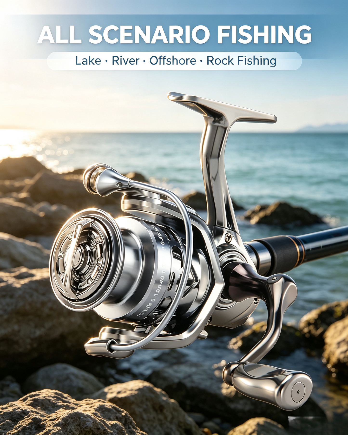 🎣Dolphin Advance Edition Spinning Reel,5.2:1Gear Ratio,Freshwater Fishing Reels🐟
