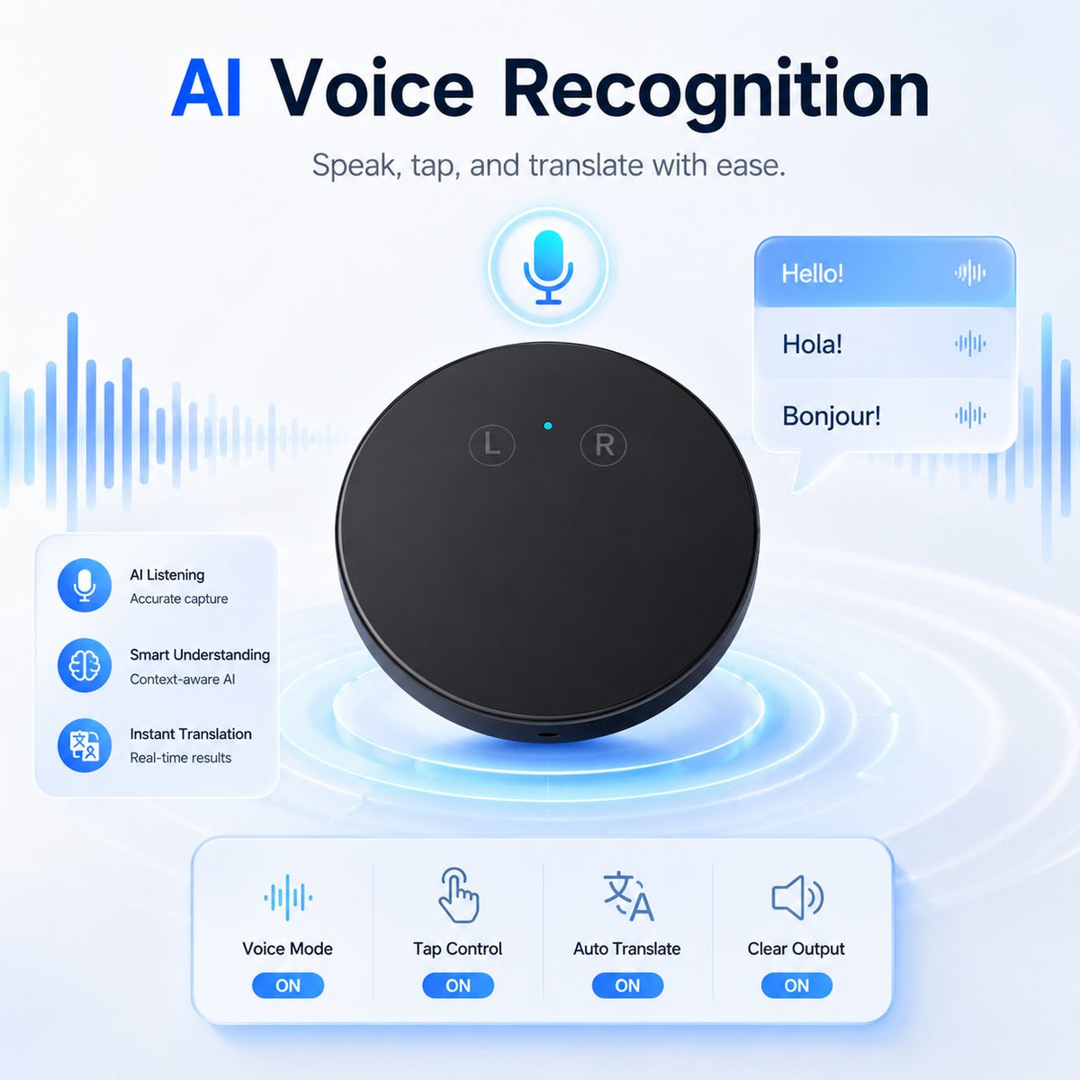 🌍HOT SALE 49% OFF🎙️AI Real-Time Language Practice Companion – Supports 108 Languages