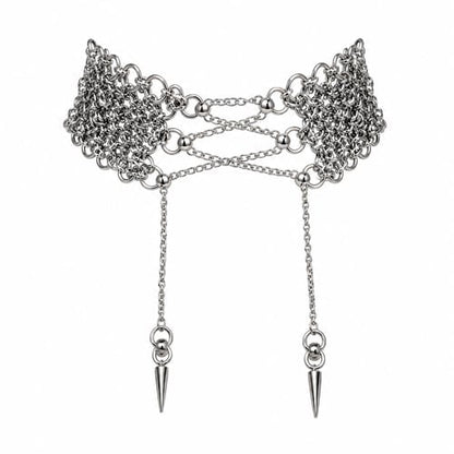 🔥Last Day 49% OFF - 🖤 Handmade Chainmail Neck Choker