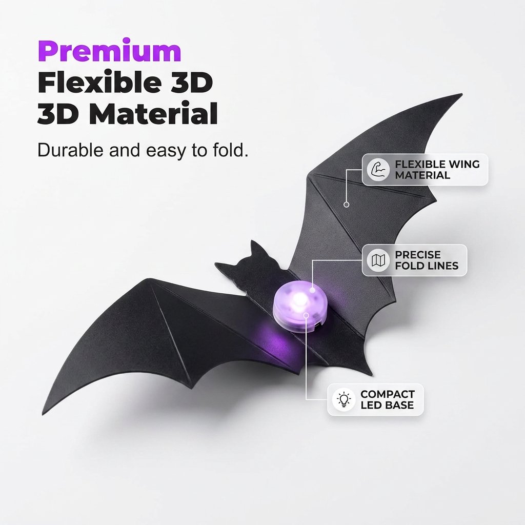 ✨Halloween LED Bat Night Light Wall Decor🦇