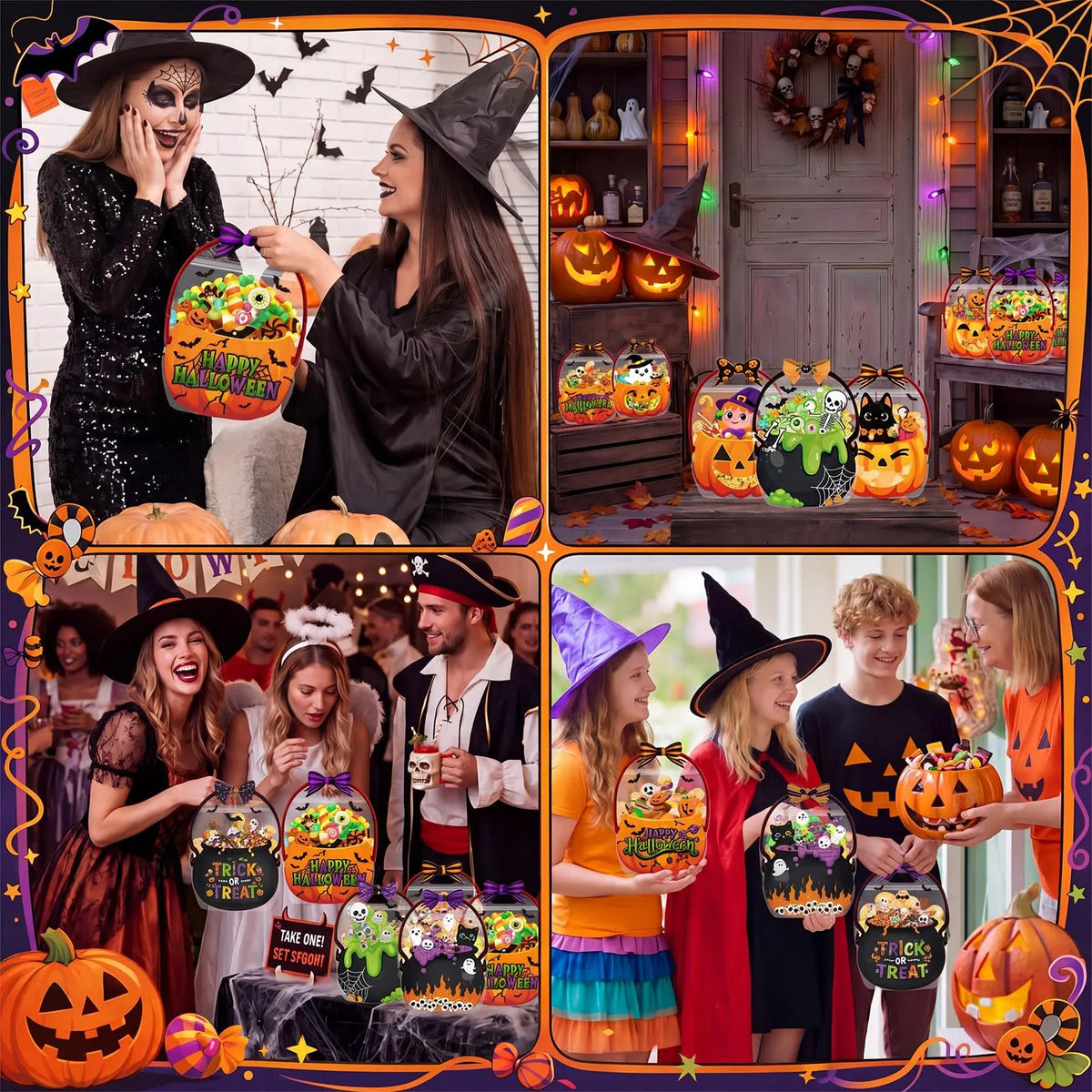🔥Last Day 50% OFF - 🎃Halloween Plastic Goodie Bags