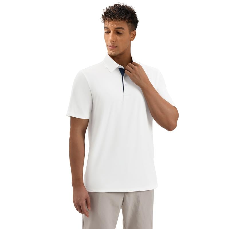 ⚡Hot Sales 49% OFF🔥3-Pack Men's Polo Shirts – Soft-Touch Short Sleeve Smart Casual Top for Work, Travel & Summer Wear