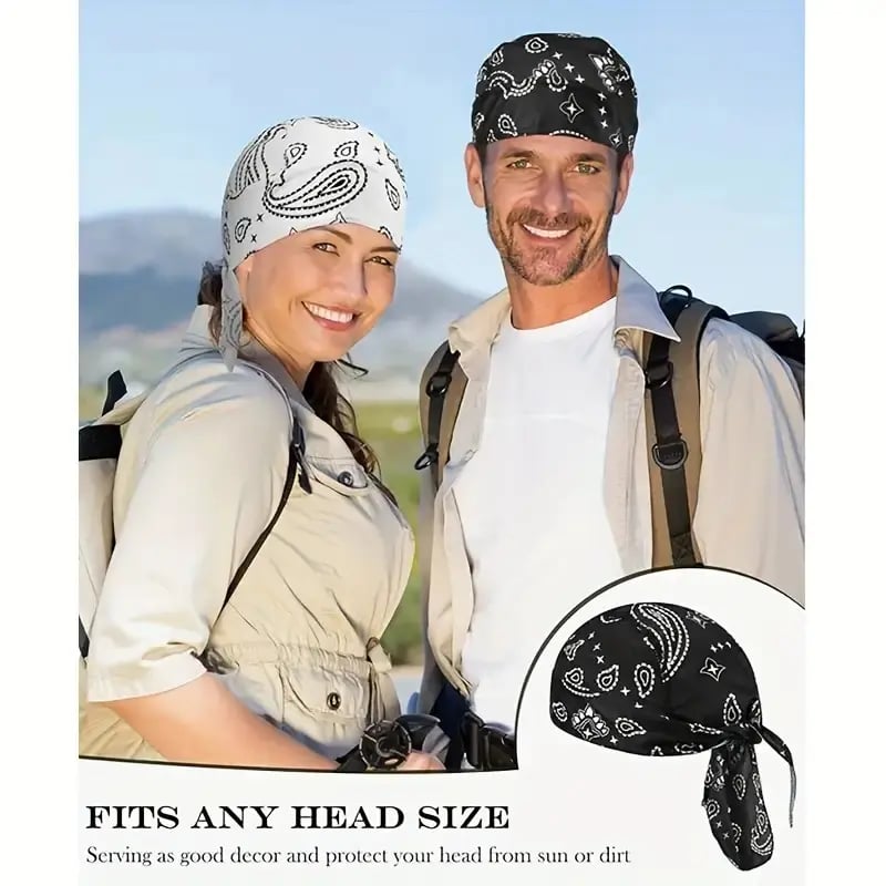 Paisley Cooling Headscarf Cap
