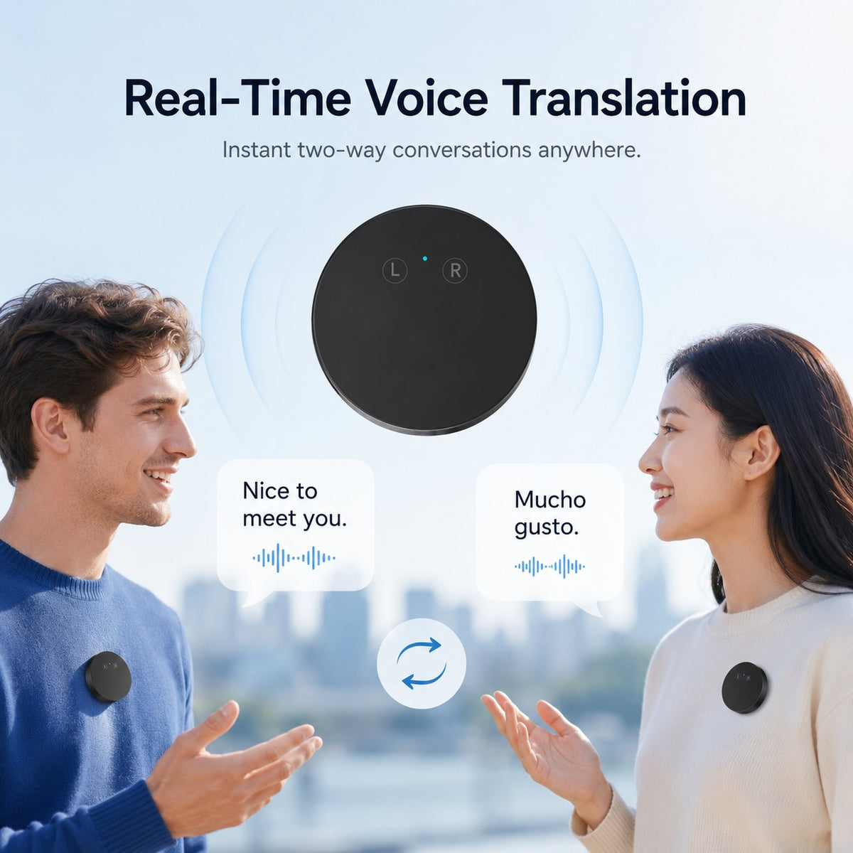 🌍HOT SALE 49% OFF🎙️AI Real-Time Language Practice Companion – Supports 108 Languages
