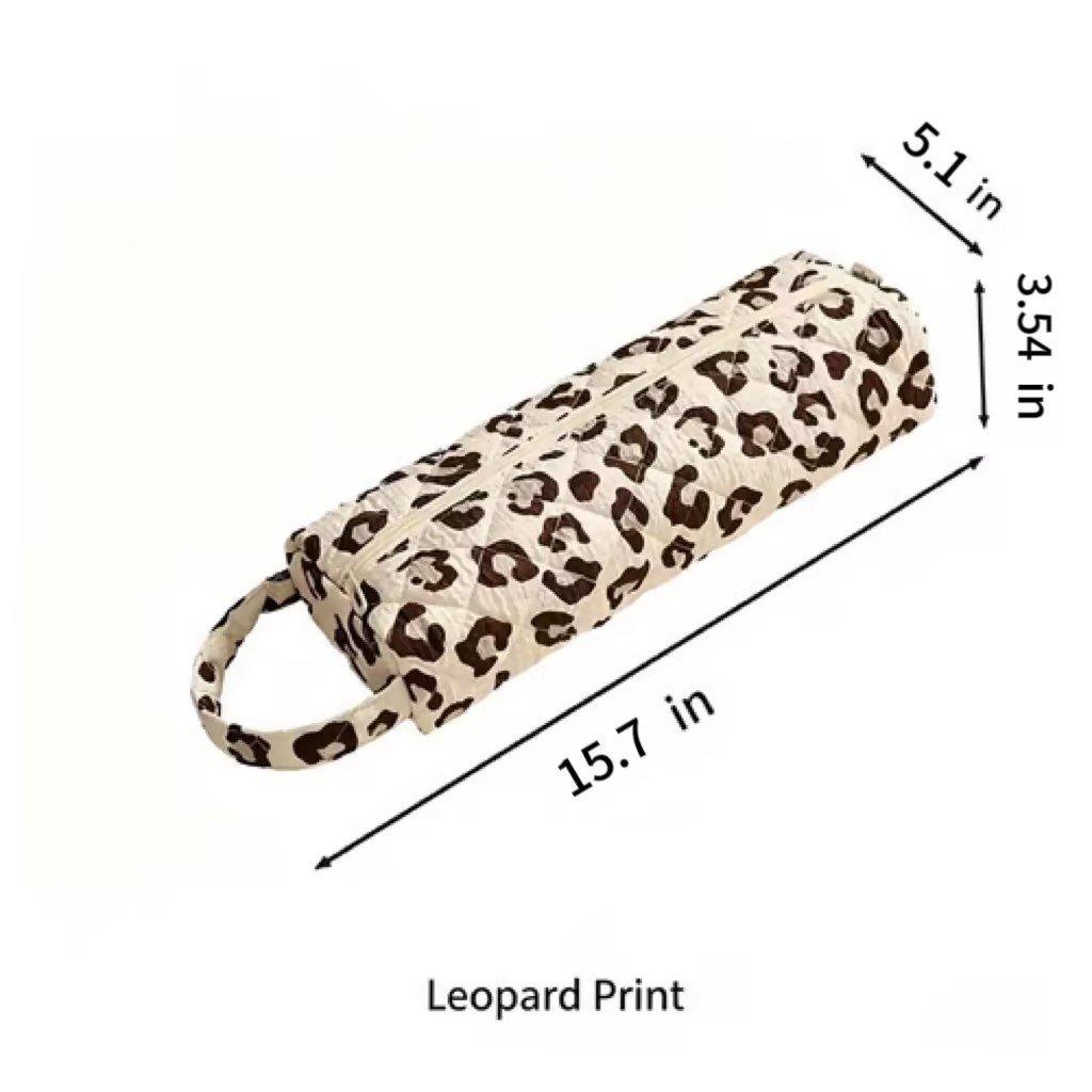 🎒Quilted Multi‑Purpose Storage Bag, Portable Zipper Cosmetic Makeup Pouch with Handle