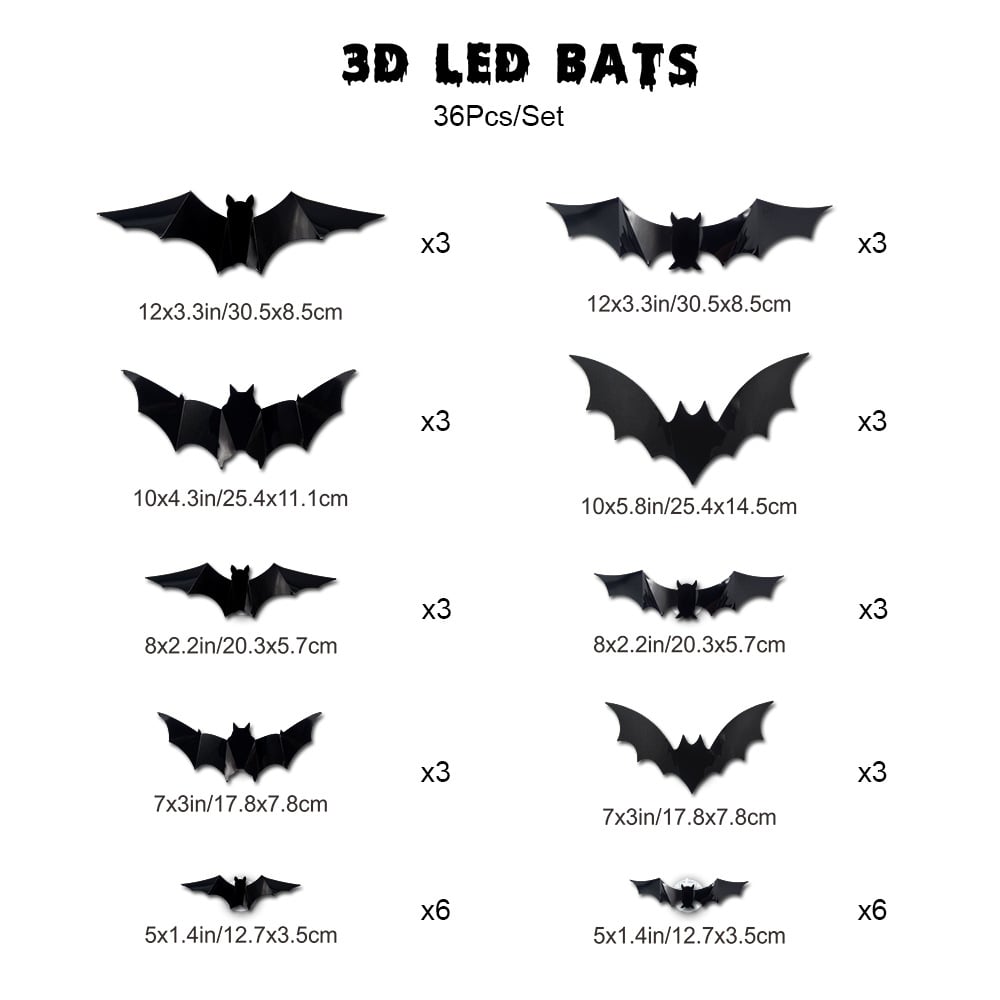✨Halloween LED Bat Night Light Wall Decor🦇