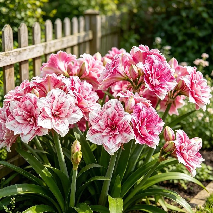 🌺 Giant Double Perfume Amaryllis Bulbs ✨ Fragrant Showy Blooms