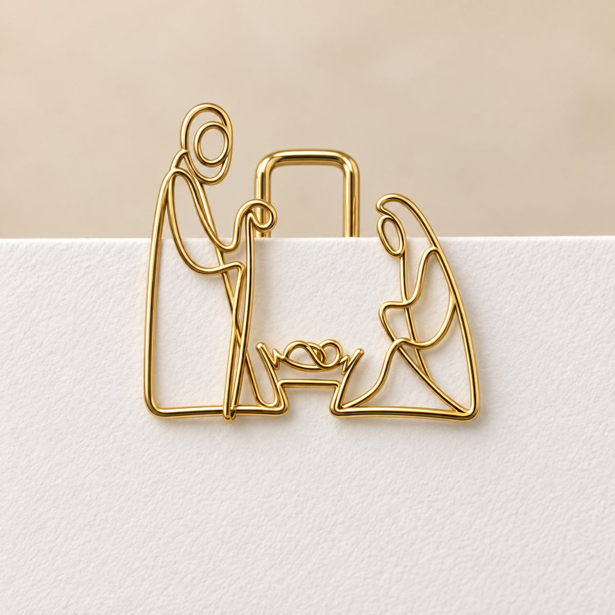 Faith-Inspired Gold Paper Clips ✝️ | Decorative Christian Page Markers, Perfect Small Religious Gifts for Church Friends & Family (Set of 15)