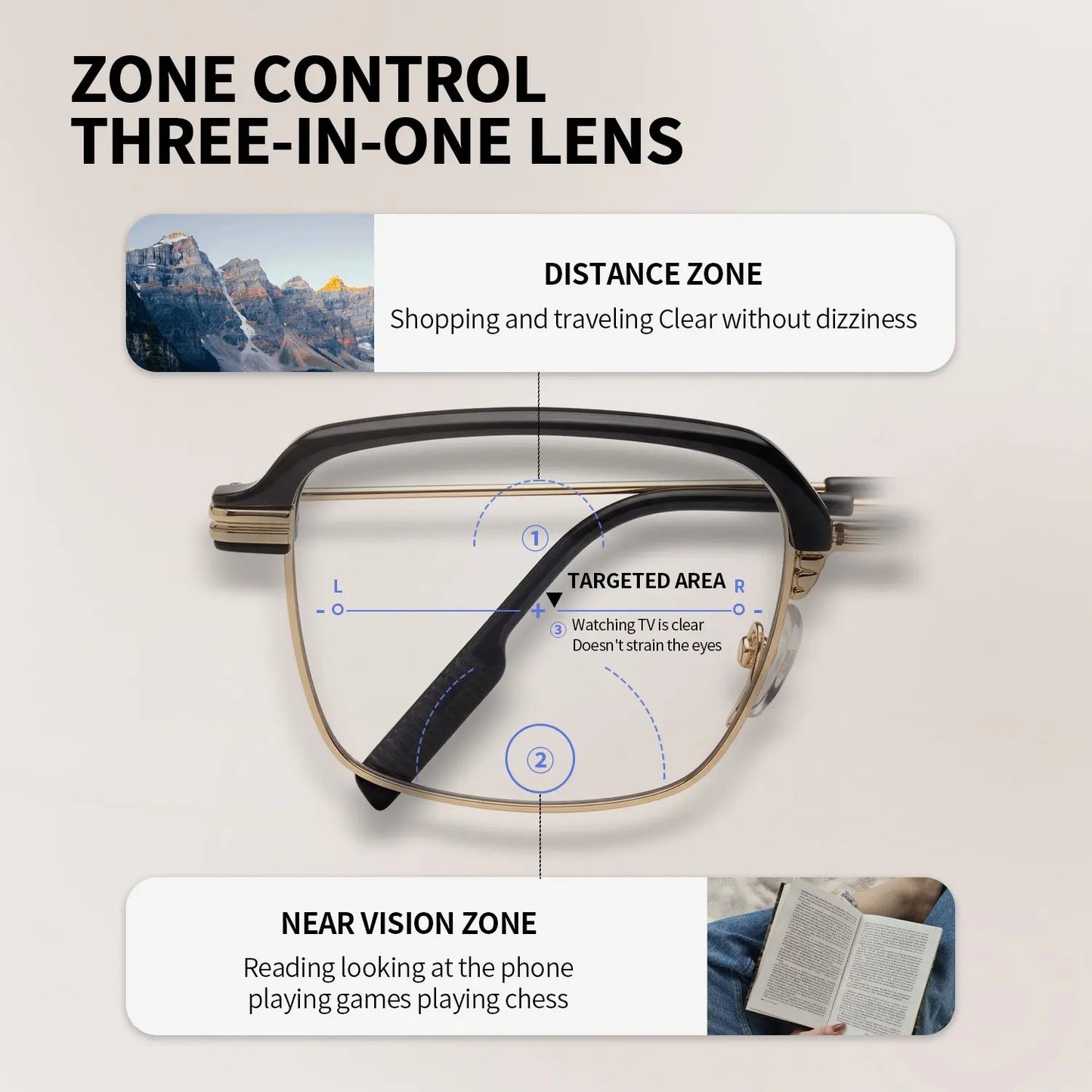 🔥HOT SALE 49% OFF✨Auto-Adjusting HD Reading Glasses👓
