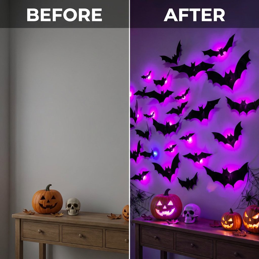 ✨Halloween LED Bat Night Light Wall Decor🦇