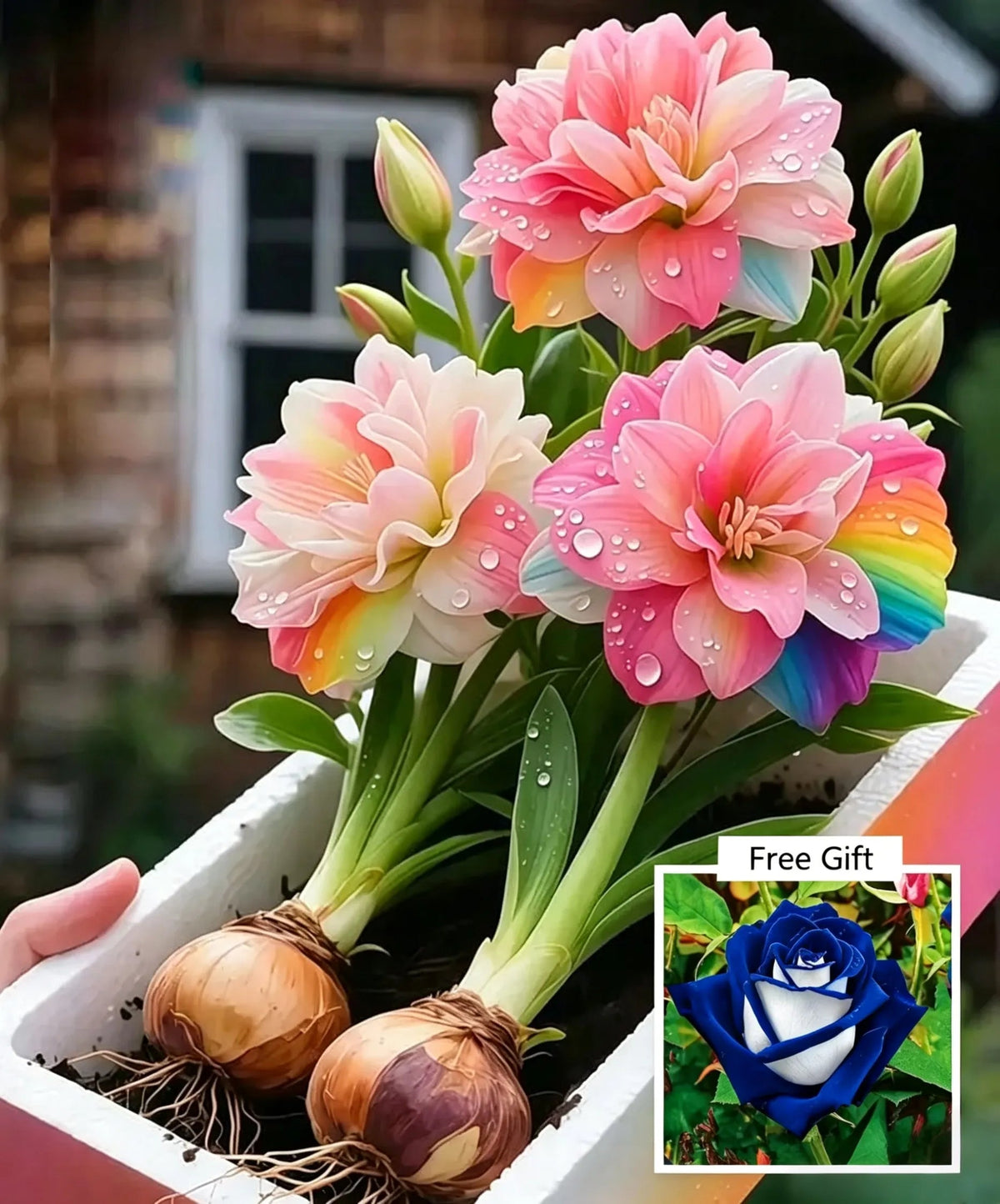 🌺 Amaryllis Bulbs– Dramatic Blooms, Effortless Grace! 🌿✨