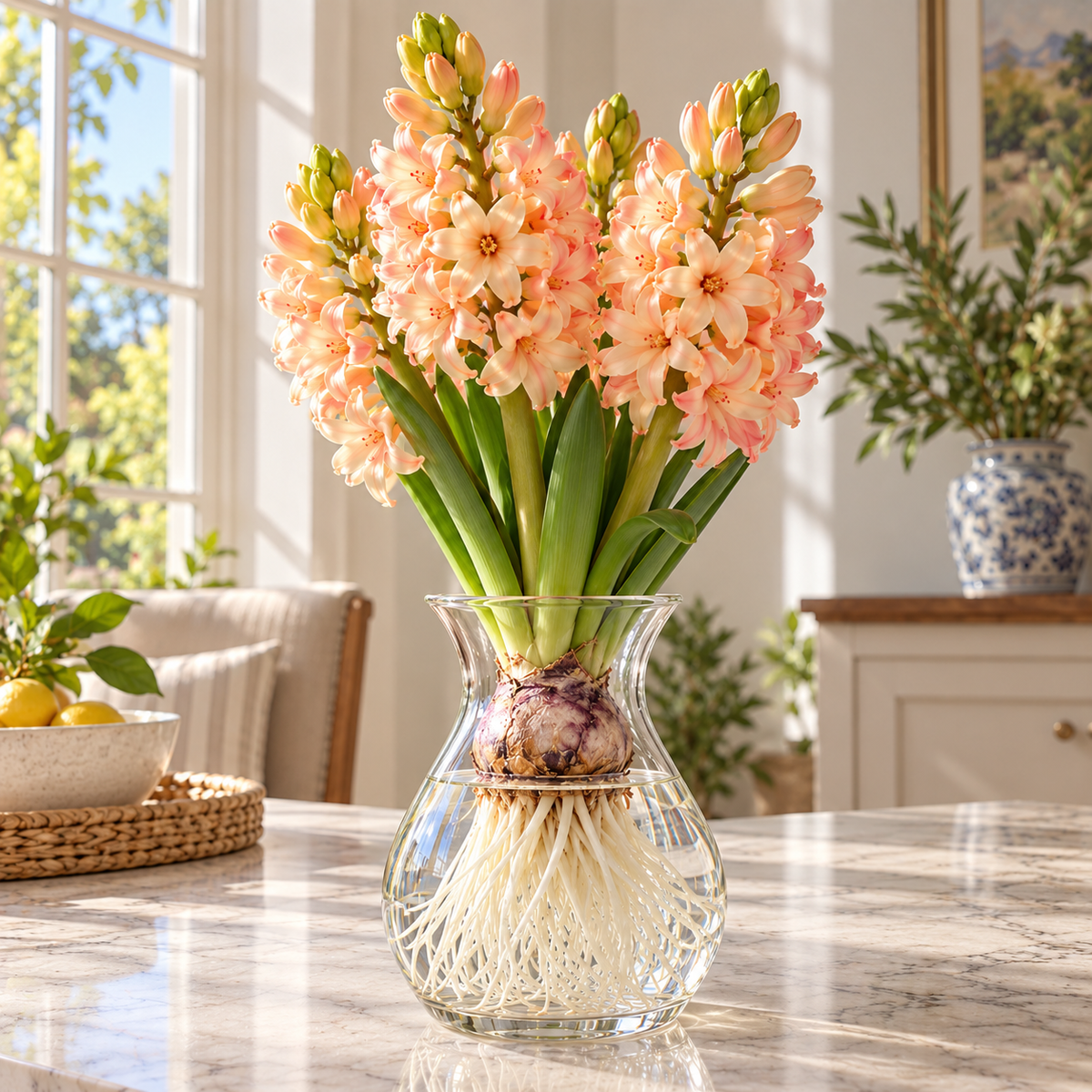 🌸 Rare Hydroponic Hyacinth Bulbs – Fragrant Colorful Blooms for Elegant Indoor Displays