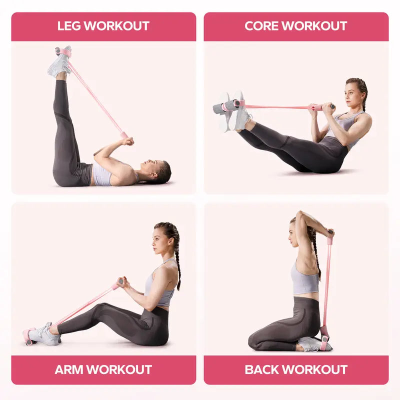 Multifunction Pedal Resistance Band for Full-Body Workout 💪