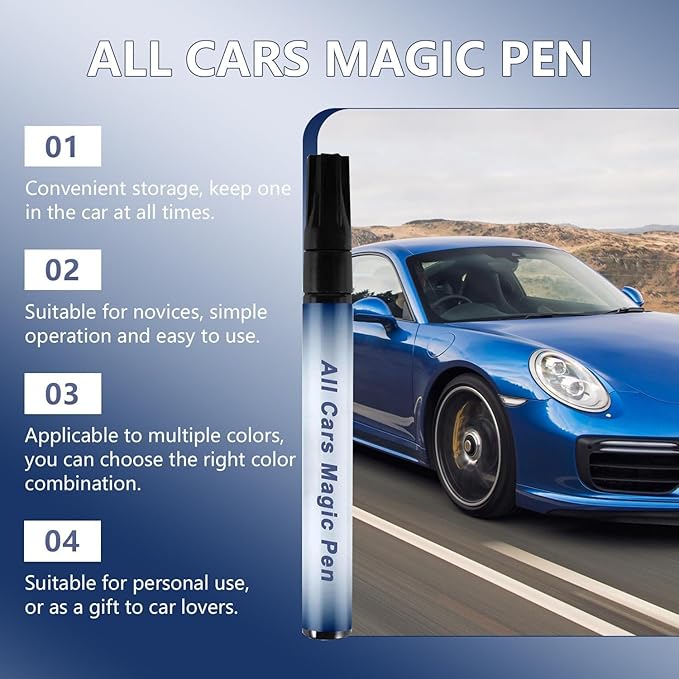 🛡️ Magic Car Scratch Repair Pen 🎨 Professional-Grade Touch-Up & Paint Restoration
