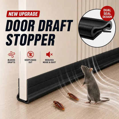 🚪 Triple-Seal Under Door Draft Stopper – Noise Reduction, Weather Protection & Energy-Saving Seal