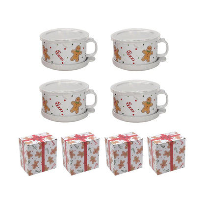 🎅Christmas Sale🎅25-oz Mug Meals w/ Lid-its