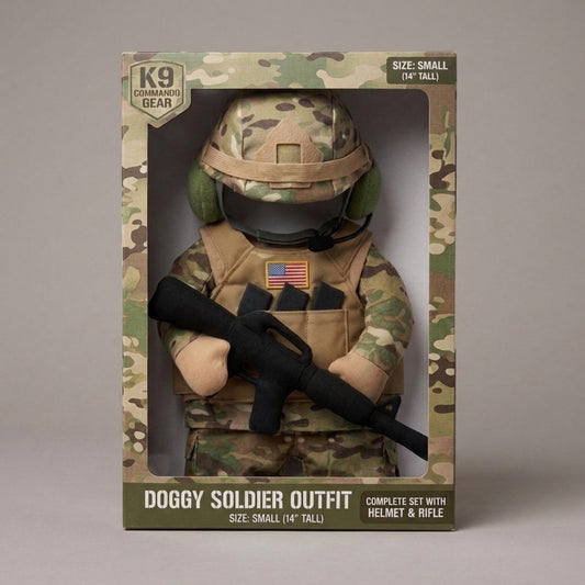 🔥 50% OFF🪖Pet Tactical Soldier Uniform – Military Style Dog Costume