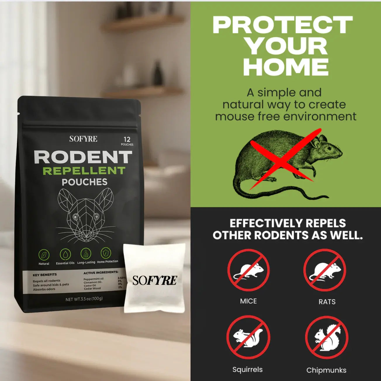 ⚡Hot Sales 49% OFF🔥Rodent Repellent Pouches