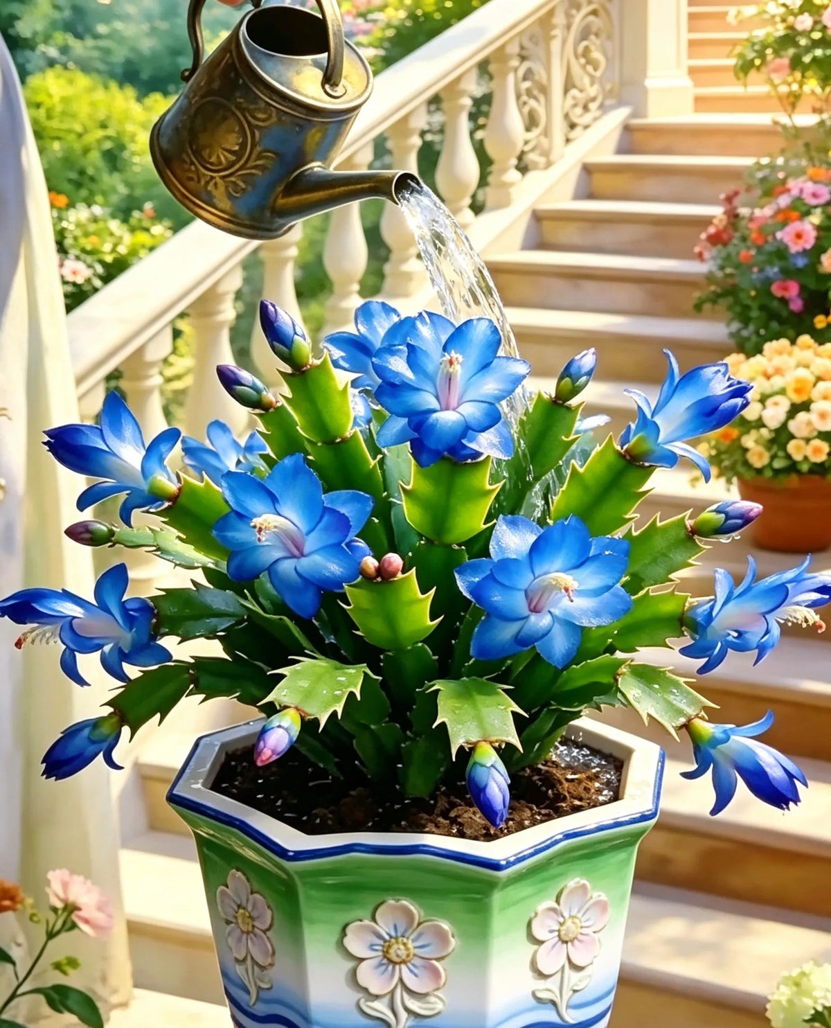 🌈🦀Mix Colors Schlumbergera Bulbs– Easy-Care Blooms in Every Shade, Even in Winter ❄️