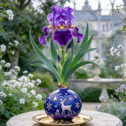💙Rare Waxed Iris Bulbs – Soil-Free Flower Decor