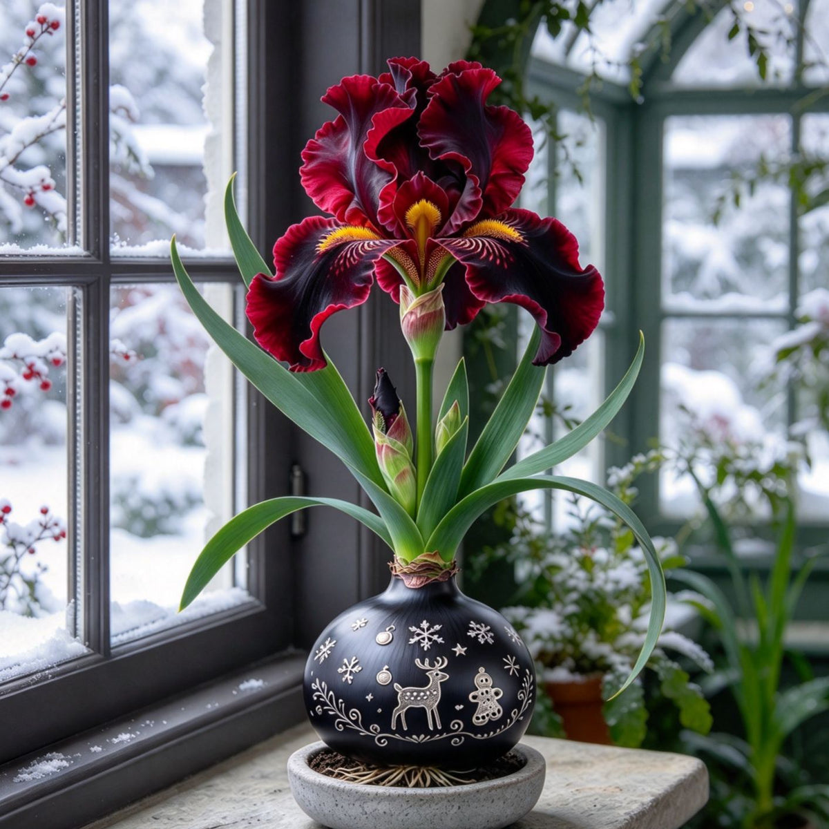 💙Rare Waxed Iris Bulbs – Soil-Free Flower Decor