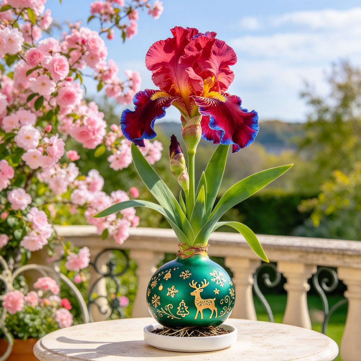 💙Rare Waxed Iris Bulbs – Soil-Free Flower Decor