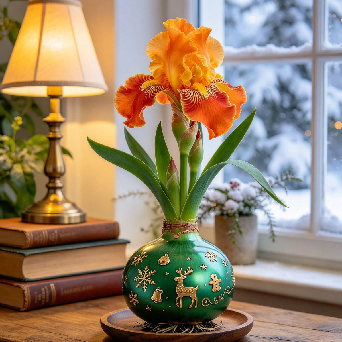 💙Rare Waxed Iris Bulbs – Soil-Free Flower Decor