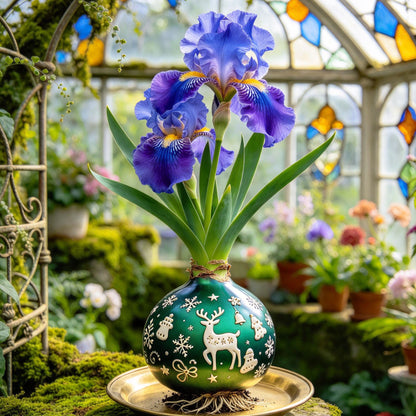 💙Rare Waxed Iris Bulbs – Soil-Free Flower Decor