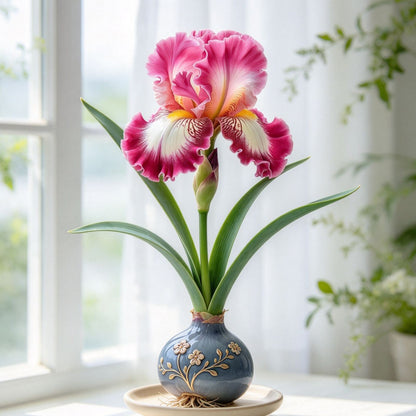 💙Rare Waxed Iris Bulbs – Soil-Free Flower Decor