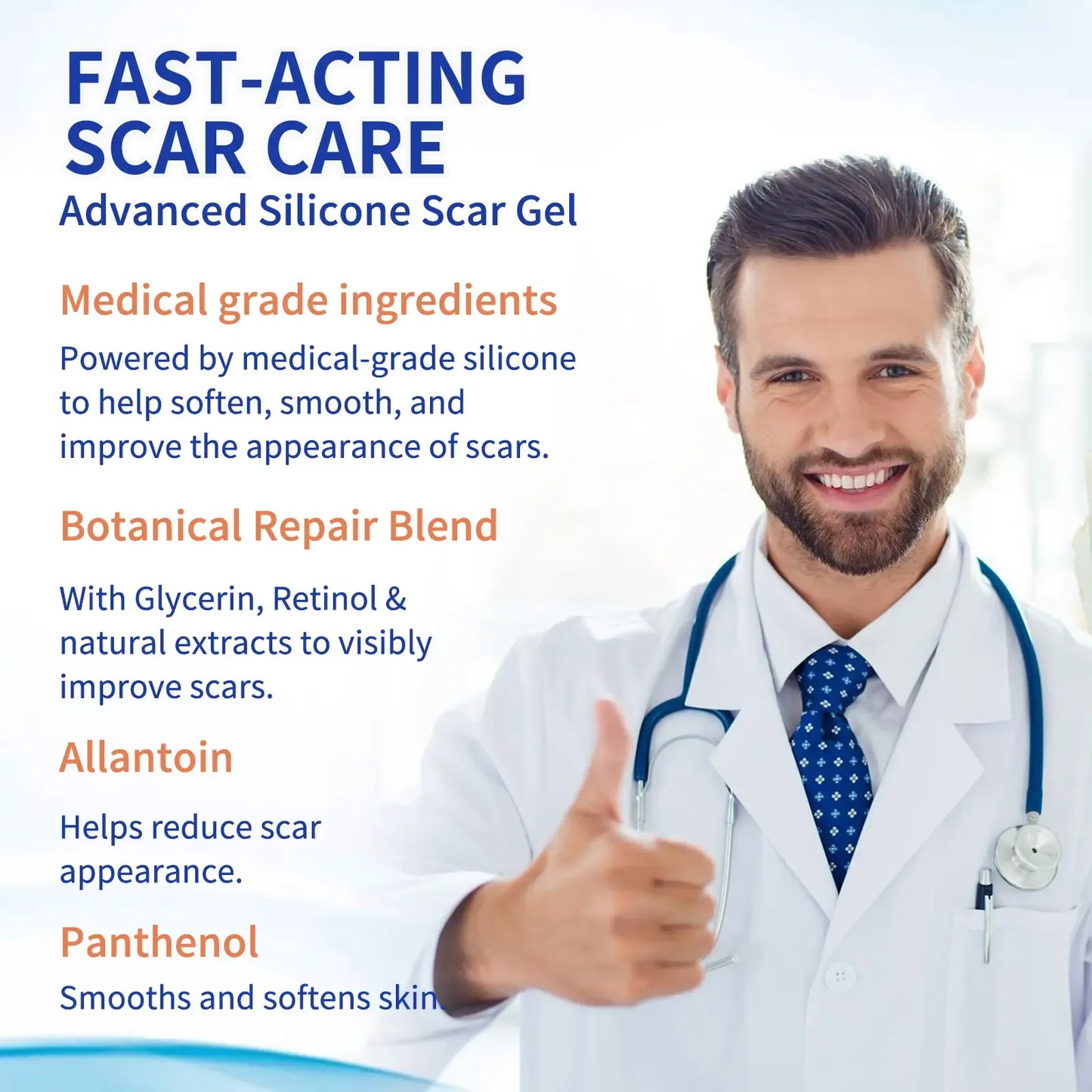 Advanced Silicone Scar Gel | Professional Scar Care for Smoother-Looking Skin