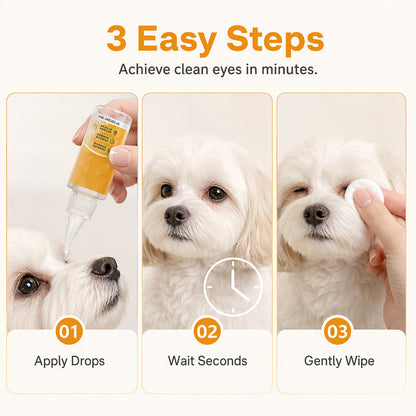 🐶 Enjoy 49% off now! ✨Advanced Pet Tear Essence for Dogs & Cats | Gentle Tear Stain Remover for Cleaner Eyes & Brighter Fur👀